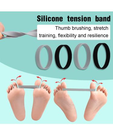 Hallux Valgus Toe Spreader Training Band Set | Bunion Pain Relief for Men & Women - 4 Pieces - Buy Online on GoSupps.com
