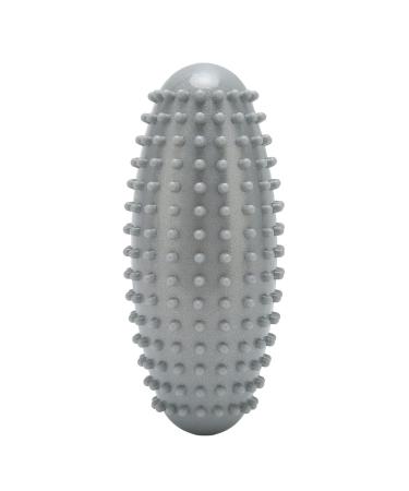 Massage ball durable odorless PVC muscle relief portable multifunctional foot massage roller for back plantar fasciitis (gray)