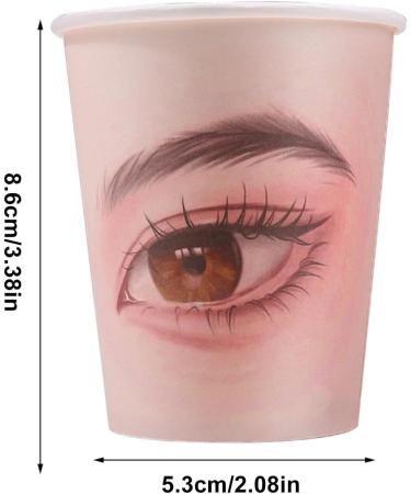 Eyelash Training Aids - Extension Lash Makeup Paper Cup | 20x Eyelash Training Paper Cup for Adults Makeup Artist Eyelash Beautician - Buy Online on GoSupps.com