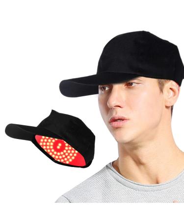 94pcs Lamp Beads Hair Growth Hat Household Hair Loss Treatment Instrument Oil Control Hair Growth Care Cap Hair Loss Regrowth Therapy Helmet (Black)