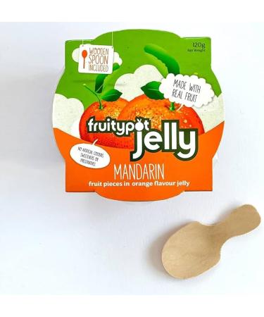 Fruity Pott Peach In Peach Jelly With Spoon 120g - Suitable for Vegetarians Suitable for Vegans (12 Packs) - Buy Online on GoSupps.com