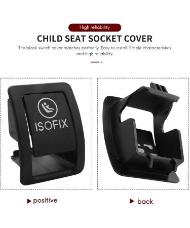 Jvareaty ISOFIX Car Seat Switch Cover for W205 C300 C350 C200 C180 (2015-2016) - Black | Premium Quality Auto Accessories - Buy Online on GoSupps.com