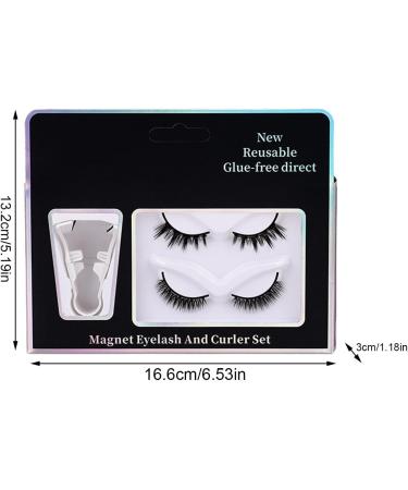 2 Pairs Magnetic Lashes With Applicator | Magnetic Eyelashes Natural Look With Applicator | Reusable Magnetic Eyelashes Extensions | False Eyelashes Magnetic | Magnetic False Lashes | Magnetic Lash - Buy Online on GoSupps.com