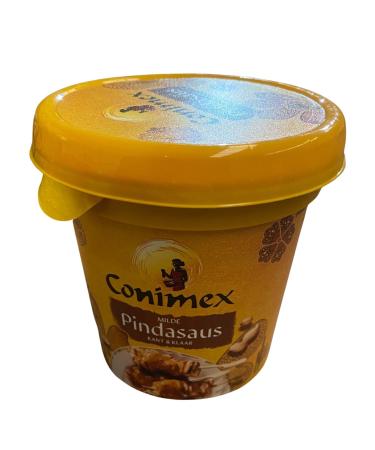 Satay Sauce | Conimex | Sat sauce Mild 4 Portions | Poids total 400 grammes