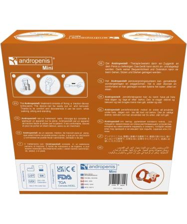 Andropenis Mini Penis Extender for Penile Enlargement. Micropenis Enlarger with medical backup and clinical studies. Reliable and Safe Therapy. - Buy Online on GoSupps.com