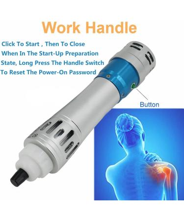 Shock Wave Therapy Device for Pain Relief | ED Extracorporeal Massage Gun | Portable Muscle Massager - Buy Online on GoSupps.com