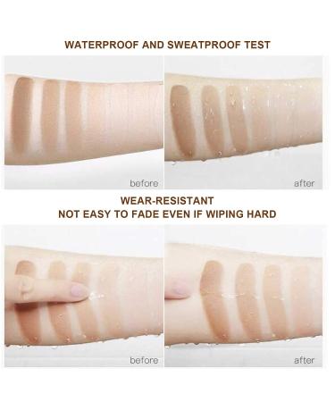 Waterproof Tattoo Concealer Set - 2pcs Makeup for Body, Birthmark, Scar & Spots Cover Cream - Men and Women - Two Colors - Buy Online on GoSupps.com