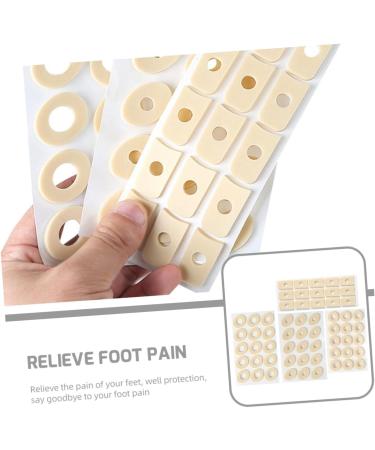CLISPEED 4sheets Latex Corn Stickers Feet Corn Pad Corn Shoes Sticker Foam Stickers Corn Protector Cushions Toe Separator Silicone Gel Corn Pads for Toe Cushions Pads Foot Latex Sponge - Buy Online on GoSupps.com