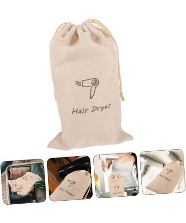 JOINPAYA Linen Hair Dryer Bag Duffel Bags for Traveling Hair Dryers Hair Dryer Bag Drawstring Burlap Bag Universal Jewelry Bag - Buy Online on GoSupps.com