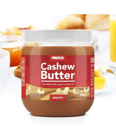 Prozis Beurre de Noix de Cajou 500 g Onctueux Source de Prot ine Naturelle - Adapt aux r gimes Vegan Kosher et Halal - Sans Lactose Sel Sucre ni Huile de Palme - Buy Online on GoSupps.com