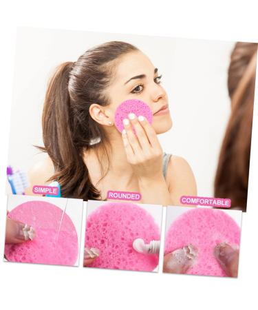 FRCOLOR 30 Pcs Wood Pulp Powder Puff - Premium Loose Powder Makeup Sponges for Women - Perfect for Flawless Cosmetics Application - Buy Online on GoSupps.com