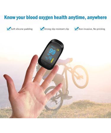 Fingeled-tippo2 Counter: Pulse Frequency & SpO2 Monitor - Easy Home Oxygen Saturation Check - Buy Online on GoSupps.com