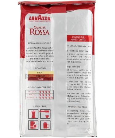  Lavazza Lavazza Quality Rossa Ground Coffee Also for Italian or Piston Coffee Set of 2 2 x 250 g - Buy Online on GoSupps.com