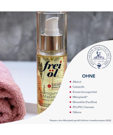 Free Oil Cleaning Oil & Mask | Anti-Pollution Facial Cleaner | Vegan Detox for Waterproof Makeup - 100ml - Buy Online on GoSupps.com
