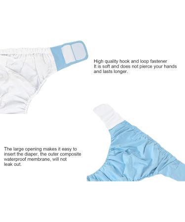 Buy Reusable Adult Diapers | Waterproof & Adjustable Incontinence Quilts Pants - Blue - Buy Online on GoSupps.com