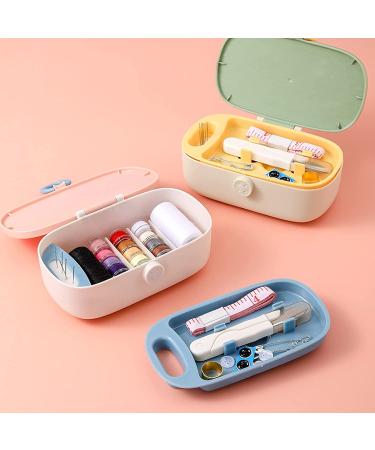 Missraza Portable Sewing Kit for Adults - Plastic Box with Needles, Threads & Accessories - Buy Online on GoSupps.com