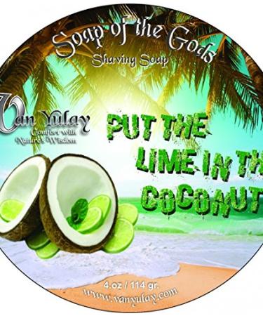 Shaving Soap of The Gods Put De Lime in De Coconut 4.oz