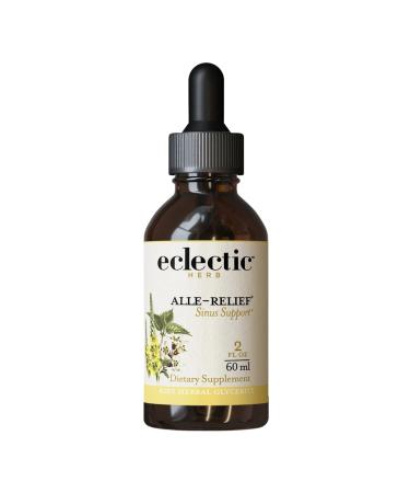 Eclectic Herb - Alle-Relief Kids | Liquid Herbal Supplement | Liquid Drops | Seasonal Sinus Immune & Respiratory Support | Vegan Non-GMO Gluten Free Alcohol-Free (2 fl oz | 60 ml)