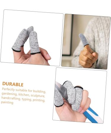 FOMIYES Cut Resistant Gloves - 6 Pairs Finger Protection for Carving Work & Crafts | Safe & Durable Finger Guards - Buy Online on GoSupps.com
