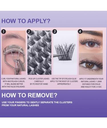 DIY Eyelash Extensions - Angel Eyelashes | Natural Individual & Cluster Lashes | Wholesale 9/10/11mm - Perfect for Flower Fairy Eye Makeup - Buy Online on GoSupps.com