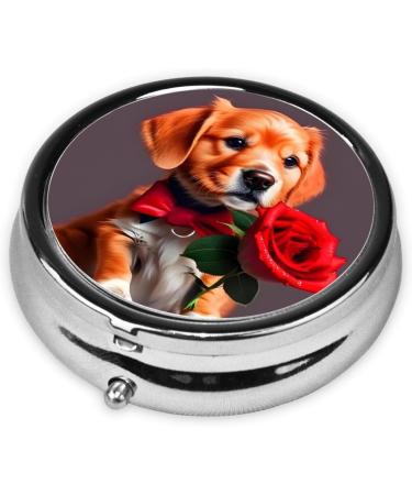 Gentleman-Like Doground Pill Box | 3 Compartment Portable Travel Organizer | Ideal for Traveling Pets - Buy Online on GoSupps.com