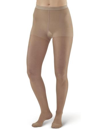 Ames Walker Women's AW Style 15 Sheer Support Compression Pantyhose - Black Large 15-20 mmHg - Buy Online on GoSupps.com