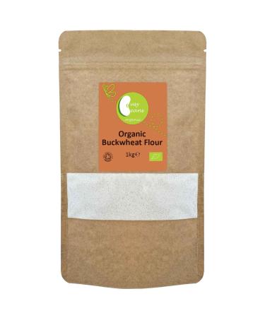 Organic Buckwheat Flour - Certified Organic - by Busy Beans Organic (1kg)