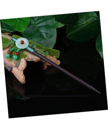 Beaupretty 1pc Hair Stick for Bun Hair Pin Stick Chinese Hair Sticks for Long Hair Thick Bridal Headpieces for Wedding Japanese Hair Sticks Korean Chignon Pin Bamboo Dense Bride Accessories - Buy Online on GoSupps.com