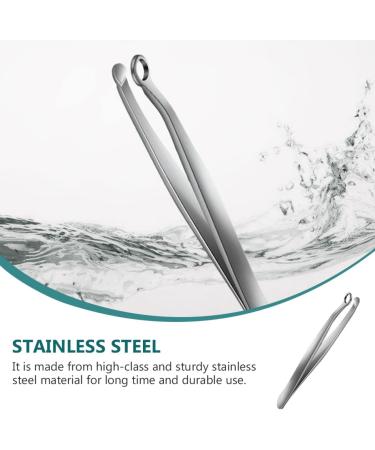 High-Quality Stainless Steel Tweezers for Eyebrow & Nose Grooming - Precision Plucking Tool - Buy Online on GoSupps.com