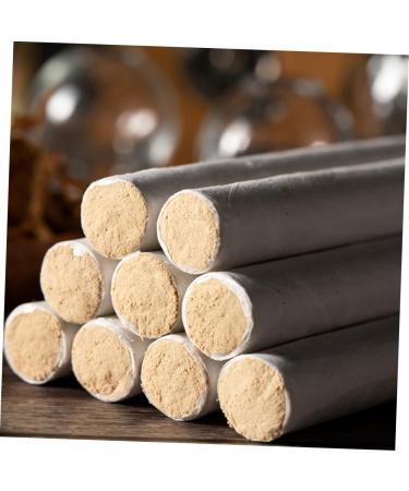 Minkissy Moxibustion Kit - 30 Handmade Mugwort Sticks & White Moxa Holder | Perfect Family & Household Gift - Buy Online on GoSupps.com