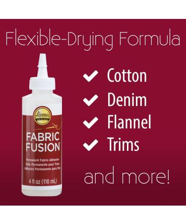 Aleene's Fusion Fabric Glue 2 Fl Oz - 3 Pack Clear | Fabric Adhesive Set - Buy Online on GoSupps.com