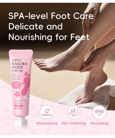 Cherry Blossoms Moisturizing Cream for Dry Cracked Feet and Hands with Soothing Scent Dry Cracked Hand & Hand Lotion Hand & Hand Lotion - Buy Online on GoSupps.com
