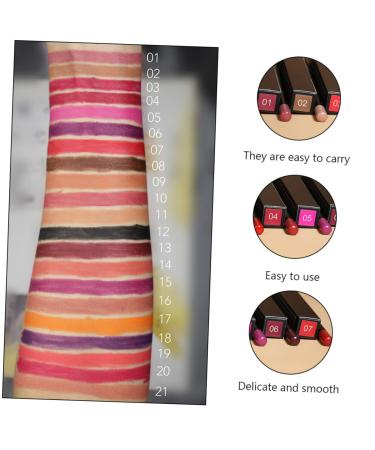 Shop Hemoton 12pcs Waterproof Lip Liner and Gel Eyeliner Set - Pigmented Lip Makeup Definer & Portable Lipstick Kits - International Shipping Available - Buy Online on GoSupps.com