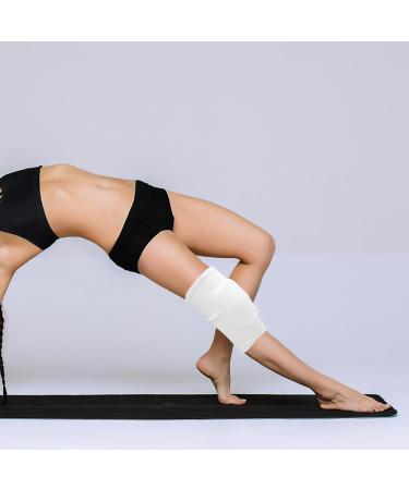 Yardwe 3 Pairs White Knee Braces - Elastic Compression Knee Sleeves for Sports Running & Joint Recovery - Athletic Knee Support Bandages - Buy Online on GoSupps.com