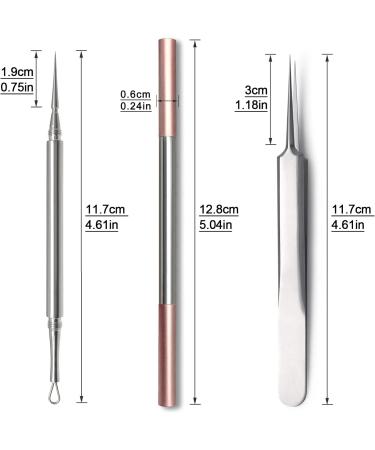 SGNEKOO Professional Facial Milia Removal Tool and Whitehead Extractor Kit - Buy Online on GoSupps.com