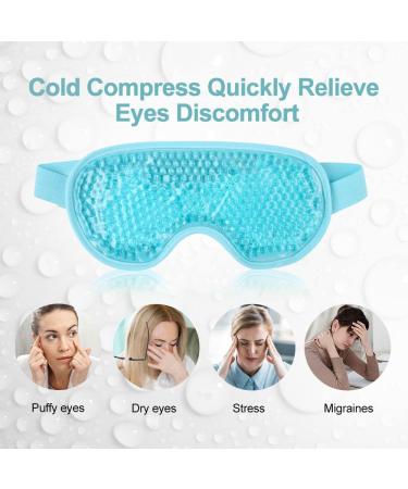 NEWGO Cool Eye Mask Bundle for Puffiness - Soothing Gel Pads for Relaxation and Relief - Buy Online on GoSupps.com