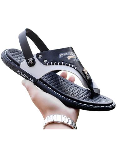 MisFun Bunion Correction Flip Flops/Orthopedic Large Toe Bone Correction Beach Walking Shoes/Bunion Open Toe Bag Lace Sandals/Suitable For Big Toe Bone Orthopedic 10 Black