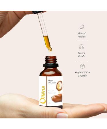 Oilena Original and authentic organic coldpressed pure argan oil 30 ml liquid gold from Morocco Facial hair nails 50 ML - Buy Online on GoSupps.com