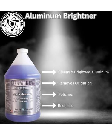 Premium Aluminum Brightener & Stain Remover - 1 Gallon Made in USA | Quality Chemical Cleaner & Restorer - Buy Online on GoSupps.com