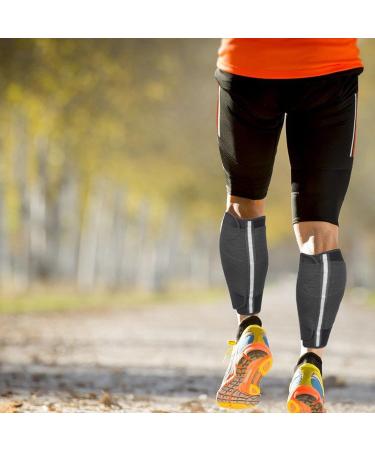 Hobrave Calf Brace Shin 2 Pack - Compression Wrap for Torn Calf Muscle Pain Relief - Adjustable Support for Men and Women - XXX-Large - Buy Online on GoSupps.com
