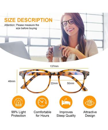 Aomig Blue Light Glasses for Gaming & PC | Anti-Blue Light Fashion Glasses for Men & Women | Eye Protection & Tiredness Relief - Buy Online on GoSupps.com