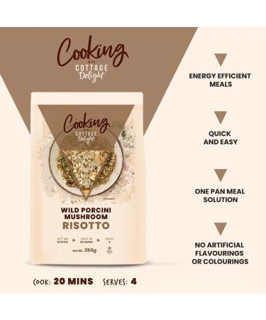 Cottage Delight - Wild Porcini Mushroom Risotto 250g Wild Porcini Mishroom Risotto - Buy Online on GoSupps.com