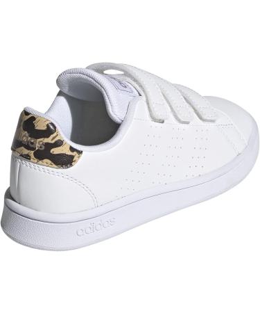 adidas Boy's Advantage Cf I Sneaker Child 1.5 UK - White/Beige - Buy Online on GoSupps.com