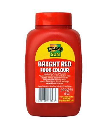 Tropical Sun Food Colour Bright Red 20 x 500g