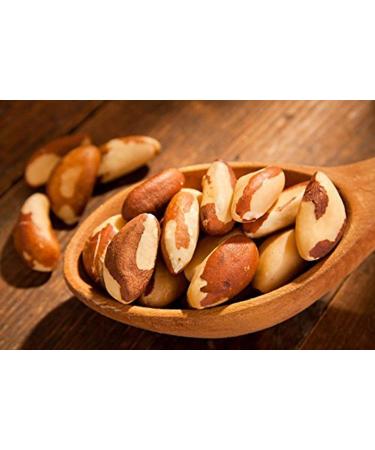 Farm Fresh 1 lb. Dry Roasted Brazil Nuts with Healthy Himalayan Salt - Vegan & Keto Friendly - Buy Online on GoSupps.com
