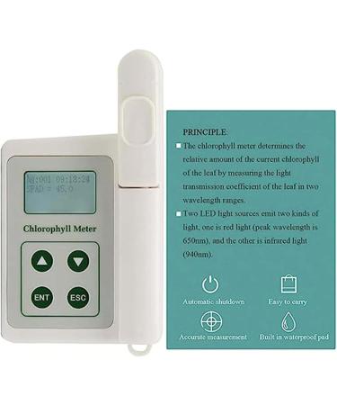 Portable Chlorophyll Meter Machine Hand-held Chlorophyll Analyzer Chlorophyll Meterminimum Measurement Interval is Less Than 5 Seconds for Testing Plant Chlorophyll - Buy Online on GoSupps.com