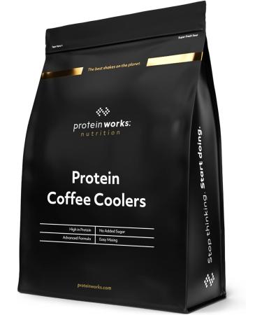 Protein Works Protein Coffee Coolers 1kg - Caramel Latte | 22g Protein 120mg Caffeine | Coffee Flavoured Shake | 33 Servings - Buy Online on GoSupps.com