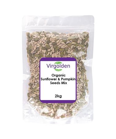 Organic Sunflower & Pumpkin Seeds Mix 2kg by Virgolden Organic