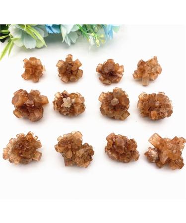Natural Orange Aragonite Quartz Crystal Cluster Rough Stone Beautiful Crystal Crystal Cluster - Buy Online on GoSupps.com