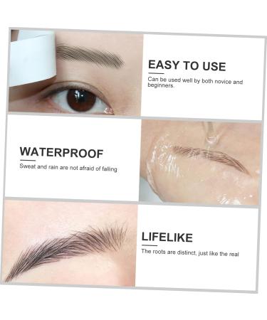 FOMIYES 48 Pcs Eyebrow Stickers Waterproof Makeup Eyebrows Eyebrow Tattoos Stickers Post 4d Water Proof - Buy Online on GoSupps.com